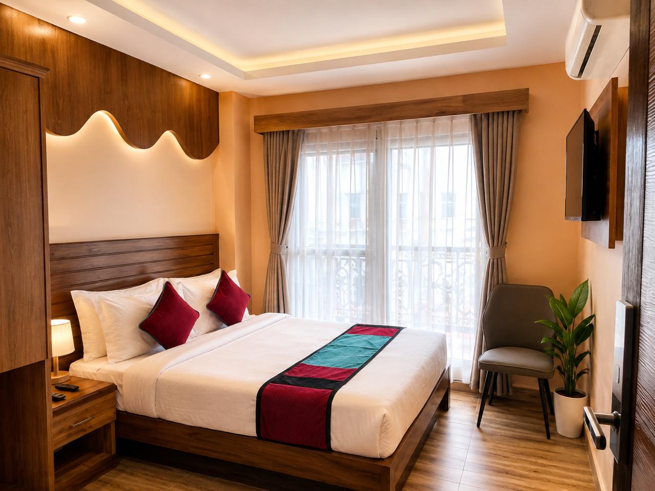 Double Twin Bed Room